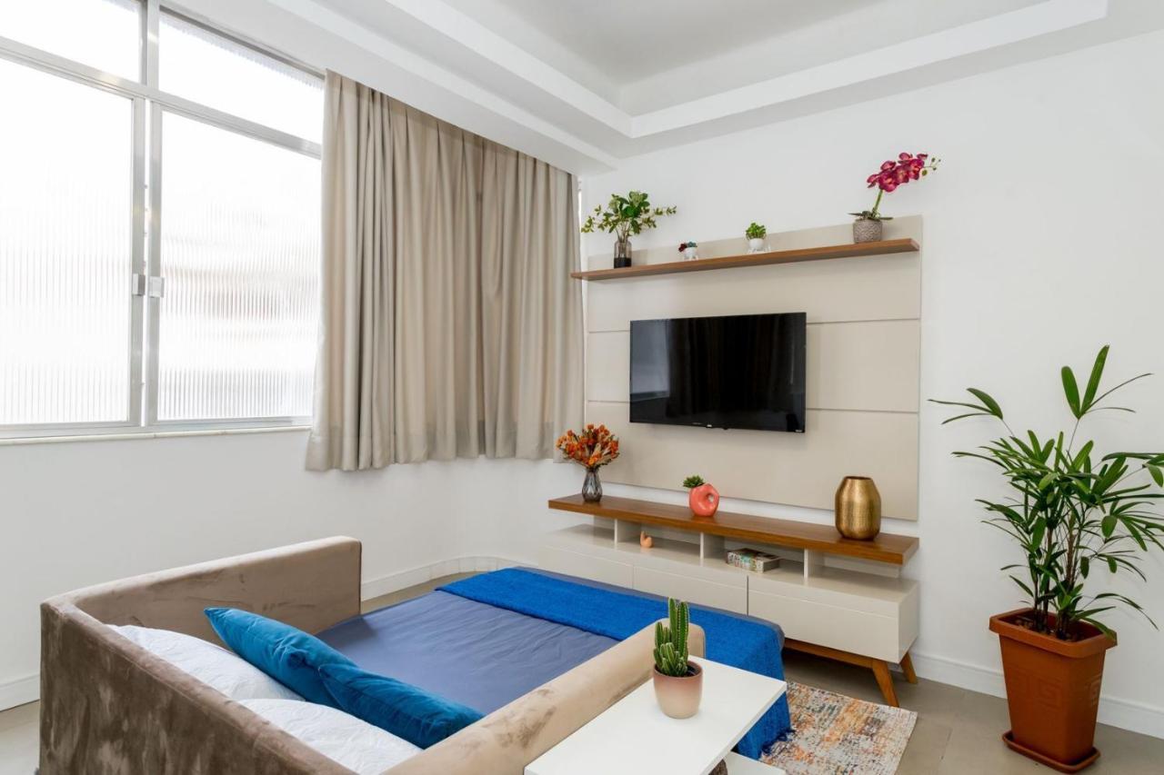 Relax Em Copacabana, E Sala, 150 Mt Da Praia, Cozinha, Maq De Lavar Roupa E Ar Apartment Rio de Janeiro